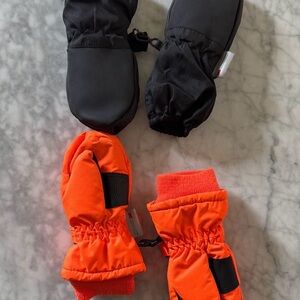 3M toddler kids snow ski winter mittens gloves 2-3T (set of 2)